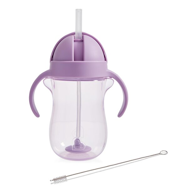 Munchkin бутылочка с соломинкой 296ml Cat Pink - Munchkin