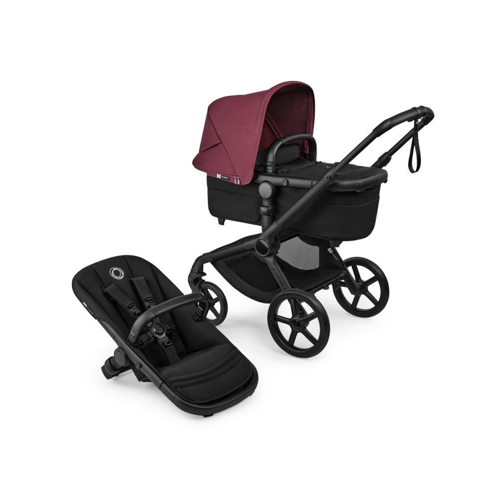Bugaboo Fox 5 Renew 2in1 vankrikomplekt Black/Heritage Black,Dark Cherry - Bugaboo