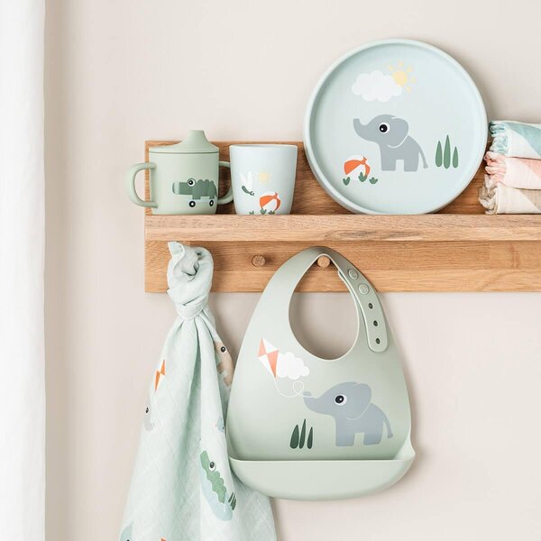 Done by Deer слюнявчик Playground Green - Done by Deer