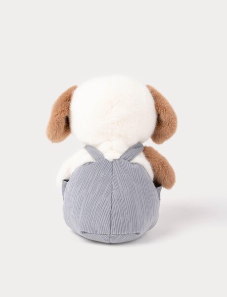 Teddykompaniet мягкая игрушка 22cm, Dog with Dungarees  - Teddykompaniet