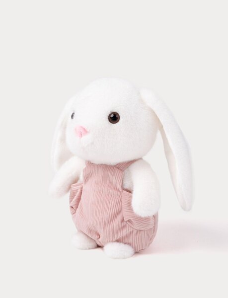 Teddykompaniet мягкая игрушка 22cm, Bunny with Dungarees White - Teddykompaniet