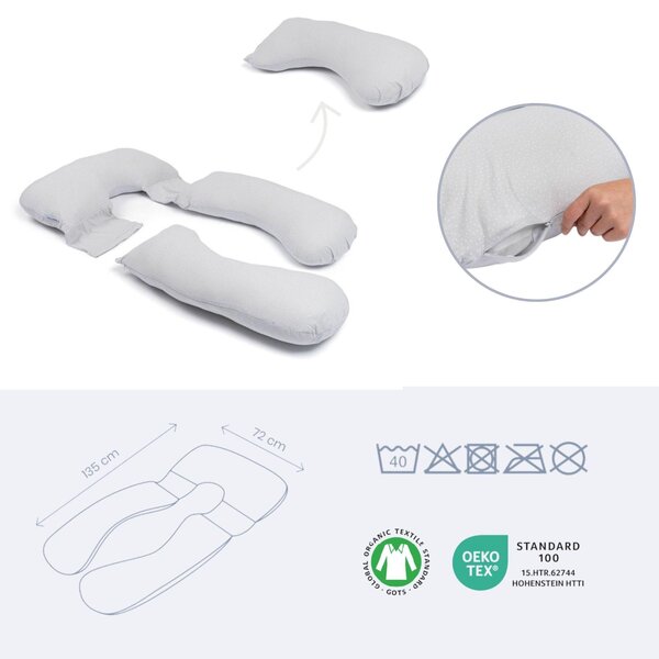 Doomoo Maxxy  подушка для кормления Dots Grey - Doomoo