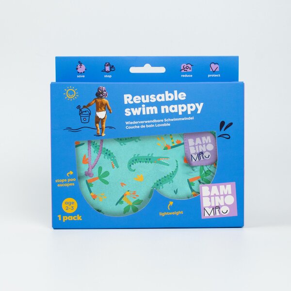 Bambino Mio swim nappy Crafty Croc - Bambino Mio