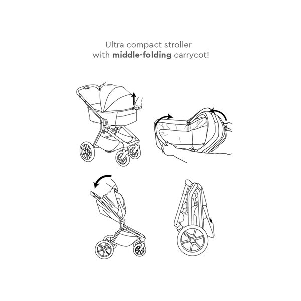 Tinynord Smart stroller set Noir - Tinynord
