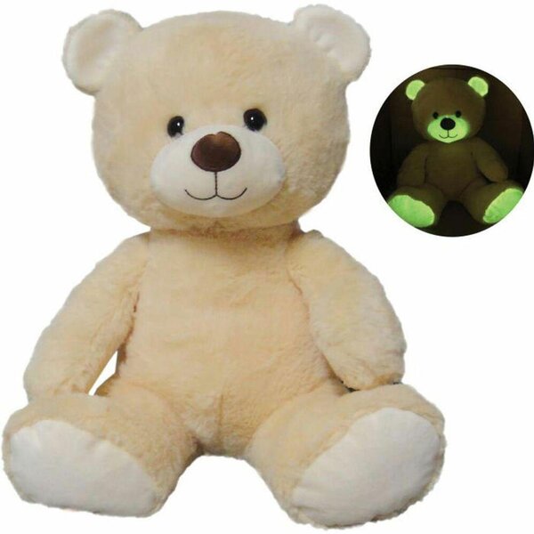 Fehn мягкая игрушка Amia Glow in the dark Bear, 40cm Beige - Fehn