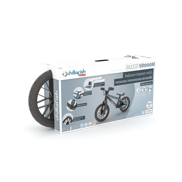 Chillafish BMXie Vroom balance bike Anthracite - Chillafish
