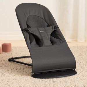 BabyBjörn BB Bouncer Balance Soft, Dark Grey, Tri-Fabric - BabyBjörn