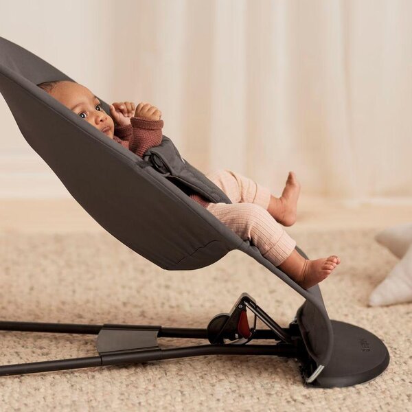 BabyBjörn BB Bouncer Balance Soft, Dark Grey, Tri-Fabric - BabyBjörn