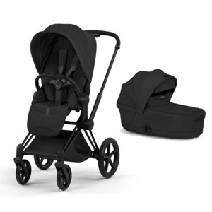 Cybex Priam Style vankrikomplekt Sepia Black, Matt Black raam - Cybex
