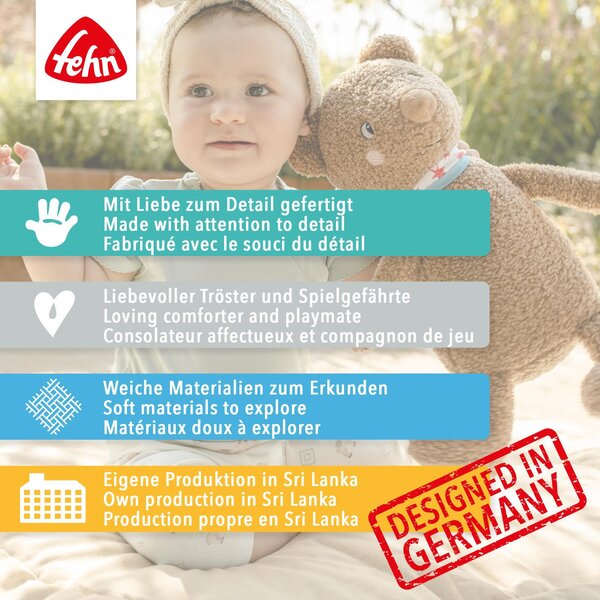 Fehn soft toy Capybara „Hello little One" Beige - Fehn