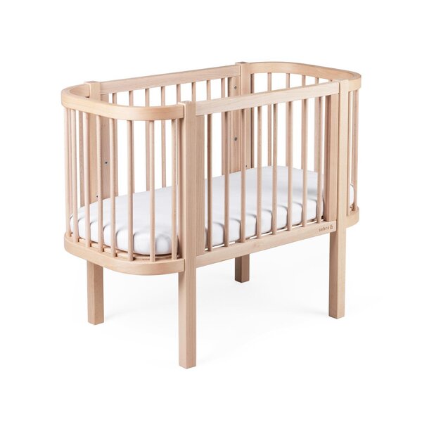 Sebra Bedside Crib, Wooden Edition - Sebra