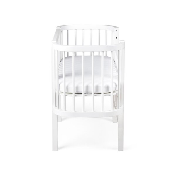 Sebra Bedside Crib, Classic White - Sebra