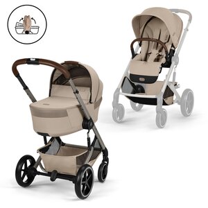 Cybex Balios S Lux 2in1 stroller set Almond Beige - Cybex