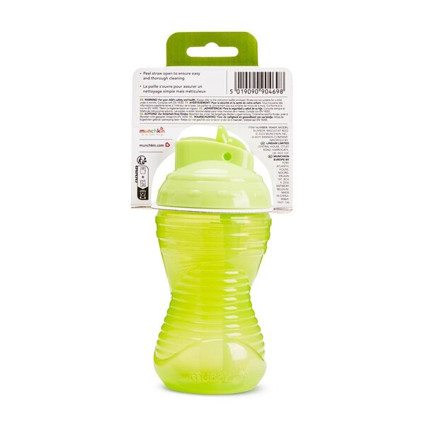 Munchkin бутылочка с соломинкой Mighty Grip 296 ml - Munchkin