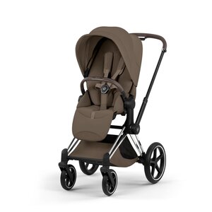 Cybex Priam Style vankrikomplekt Coconut Brown, Chrome Brown raam - Cybex
