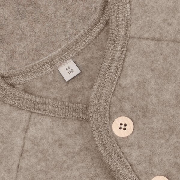 Huttelihutt Jacket Wool Fleece w. Buttons - Huttelihutt