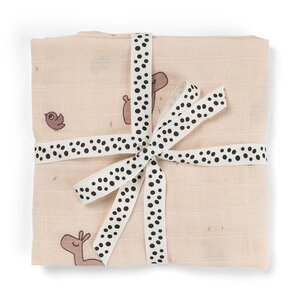 Done by Deer Swaddle 120x120cm, Lalee Powder - Done by Deer