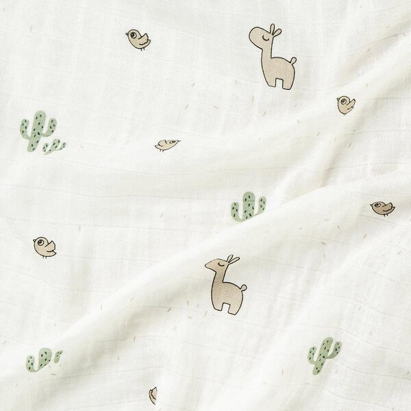 Done by Deer Swaddle 120x120cm, Lalee Sand - Done by Deer