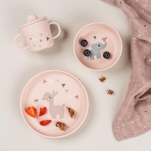 Done by Deer Foodie dinner set with suction, Celebration Powder - Done by Deer
