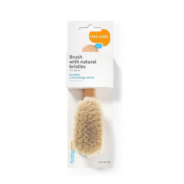 BabyOno Brush with natural bristles - BabyOno