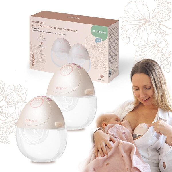 BabyOno Venus Duo double hands-free electric breast pump - BabyOno