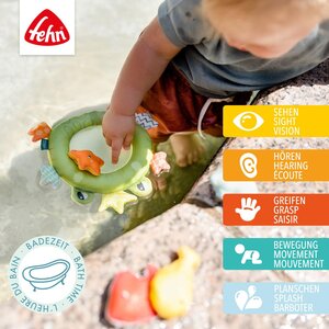 Fehn bath toy Frog fishing net - Fehn