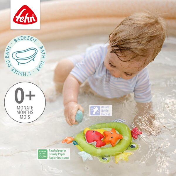 Fehn bath toy Frog fishing net - Fehn
