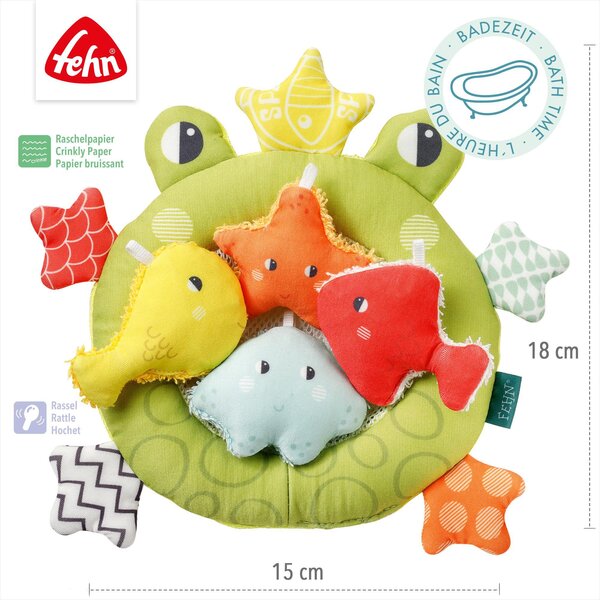 Fehn bath toy Frog fishing net - Fehn