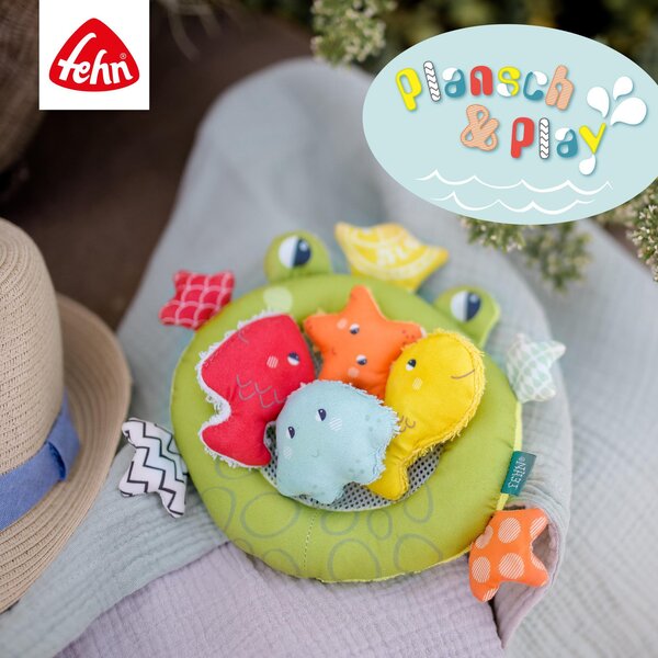 Fehn bath toy Frog fishing net - Fehn