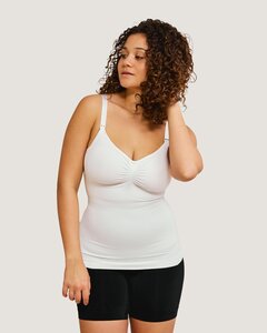 Carriwell Seamless Nursing Control Cami, L black - Carriwell