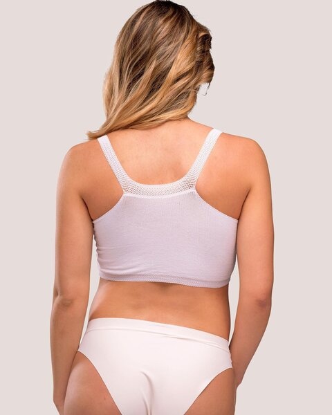 Carriwell Comfort Organic Bra, S White - Carriwell