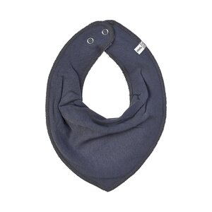 Pippi Scarf bib -dribble tight Grey melange - Pippi