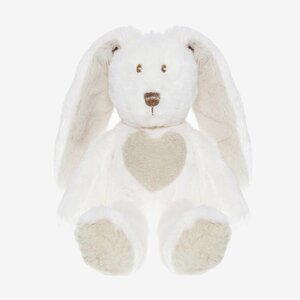 Teddykompaniet 1554-Teddy Cream Bunny, mini 24cm white - Fehn