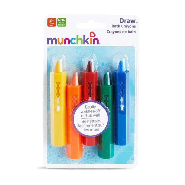 Munchkin värvikriidid vanni Draw™ Bath (5tk) - Munchkin
