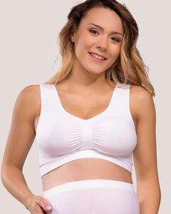 Carriwell Seamless Maternity Bra, S white - Carriwell