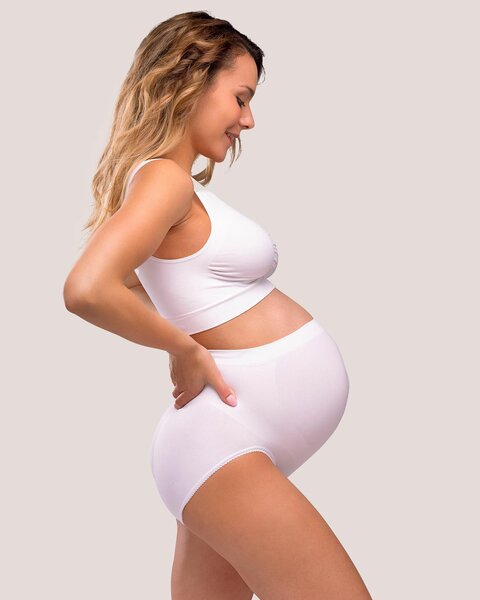 Carriwell Seamless Maternity Bra, S white - Carriwell
